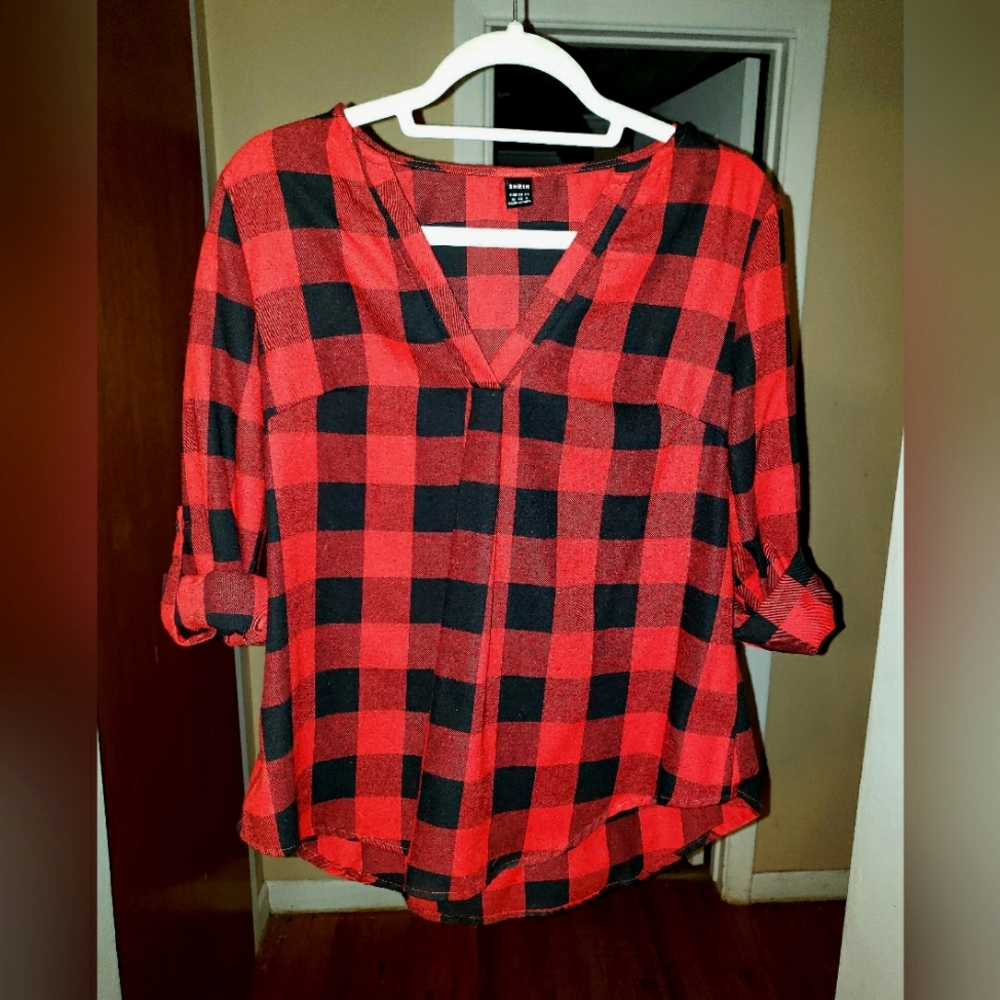 Buffalo Plaid Top